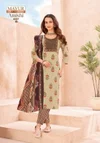 Amishi Vol 4 By Mayur Cotton Printed Kurti With Bottom Dupatta